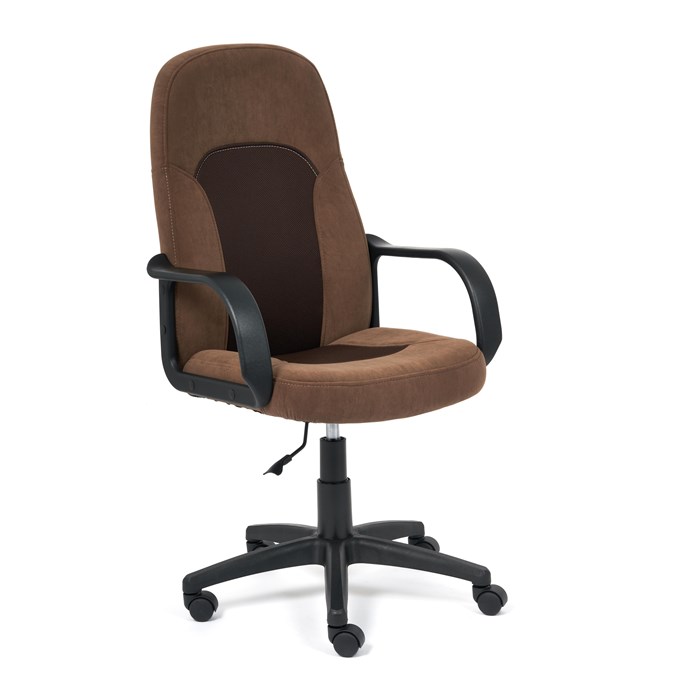 Кресло PARMA флок/ткань, коричневый, 6/TW-24 TETCHAIR-15020 - фото 39293