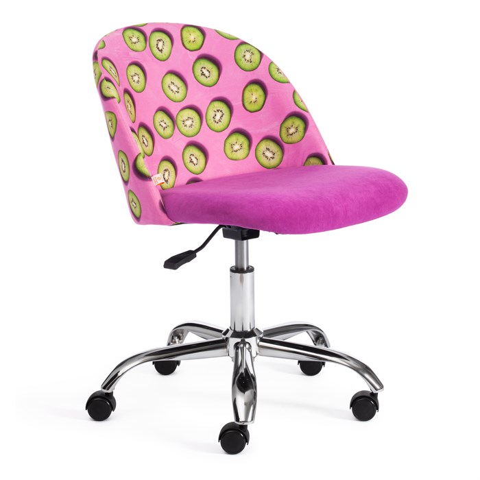 Кресло MELODY ткань/флок, фиолетовый, Botanica 06 kiwi/138 TETCHAIR-19028 - фото 39520