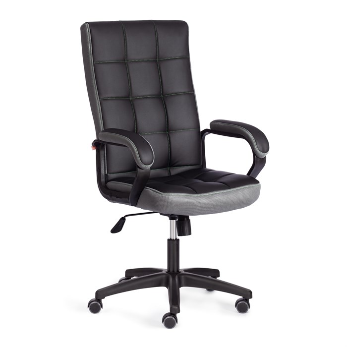 Кресло TRENDY (22) кож/зам/ткань, черный/серый, 36-6/12 TETCHAIR-19515 - фото 40130