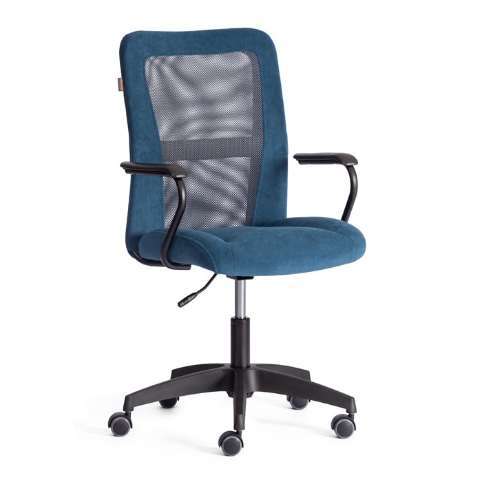 Кресло STAFF флок/ткань, синий/серый, 32/W-12 TETCHAIR-21452 - фото 40721