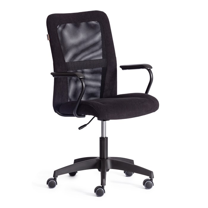 Кресло STAFF флок/ткань, черный, 35/W-11 TETCHAIR-21453 - фото 40732
