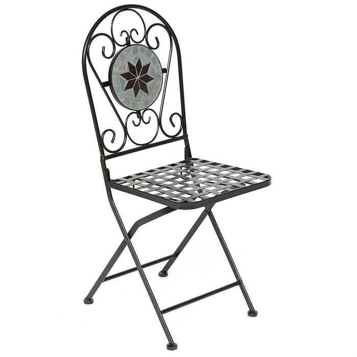 Стул Secret de Maison VICENZA (mod. PL08-1070-1-GBRN) металл, 36х35х91см, черный/плитка "ASTRA" TETCHAIR-11875 - фото 41054