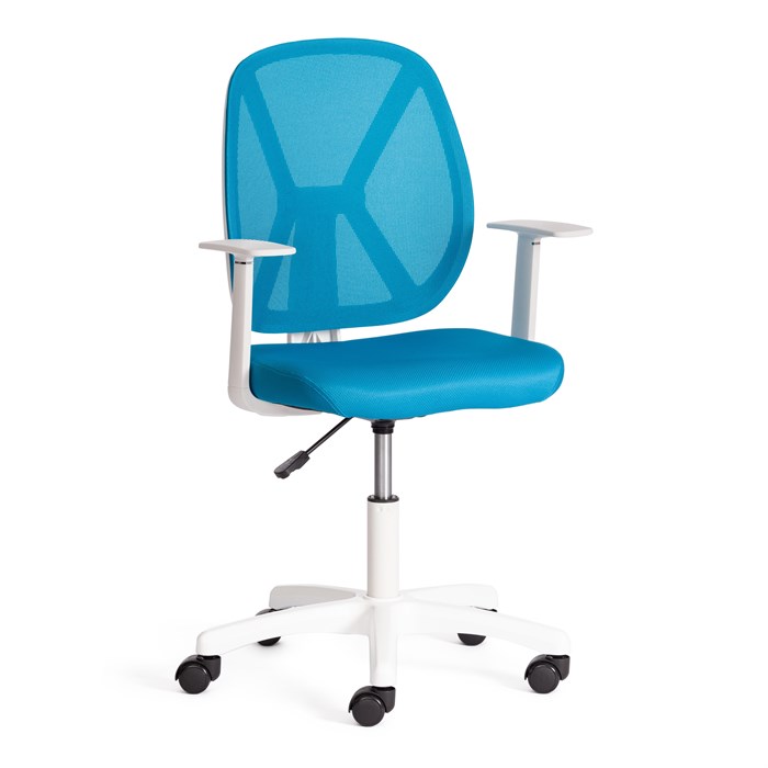 Кресло PLAY WHITE Blue (синий) TETCHAIR-20210 - фото 41611