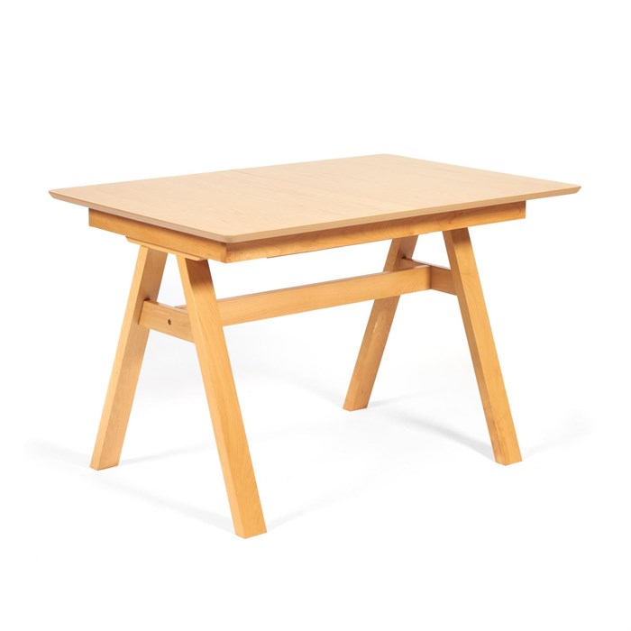 Стол раскладной Ricco (Рикко) основание бук, столешница мдф, 80x120+40*75см, Натуральный TETCHAIR-13990 - фото 42017