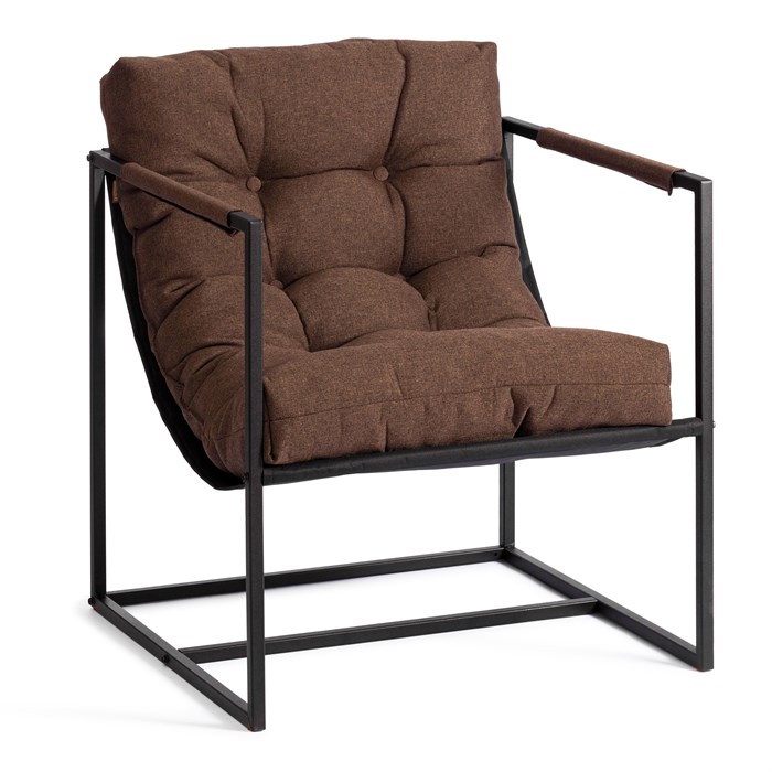 Кресло Charli/Чарли рогожка, коричневый, 3М7-147, 70х70х84 см TETCHAIR-24899 - фото 42085