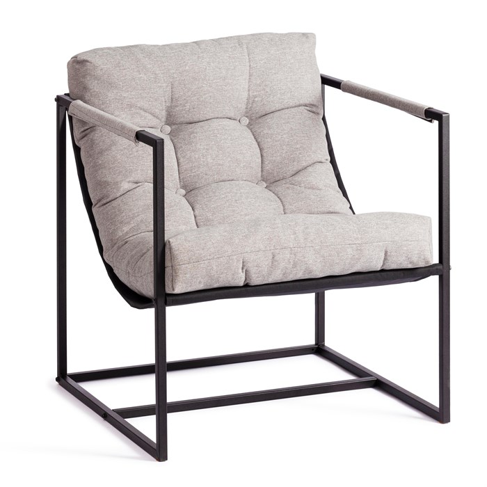 Кресло Charli/Чарли рогожка, серо-бежевый, 3M 16/2, 70х70х84 см TETCHAIR-24900 - фото 42108