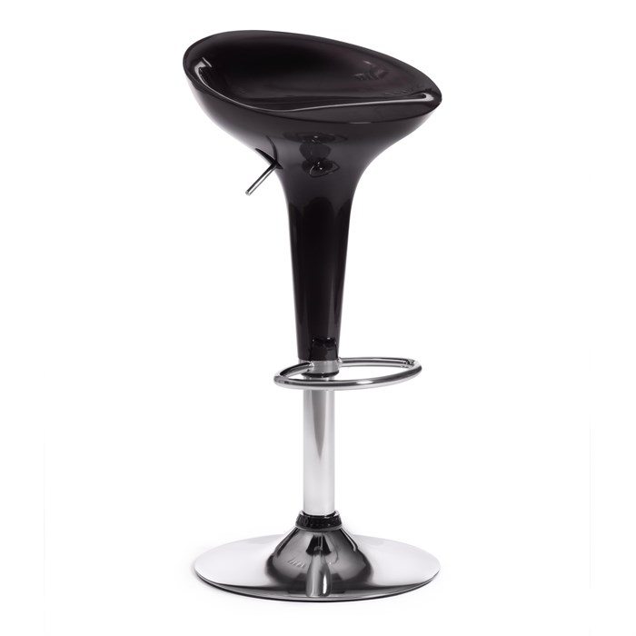 Стул барный NAIL (mod. KY801) металл/пластик, 42*44*67-88 см, черный/хром TETCHAIR-15091 - фото 42702