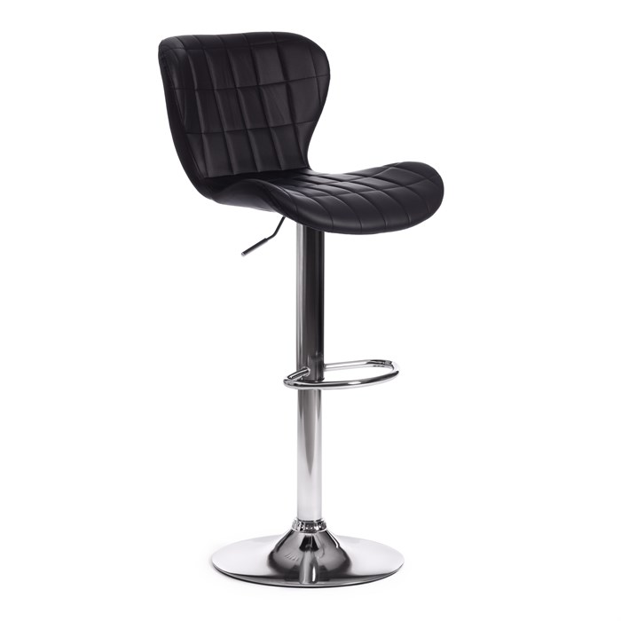 Стул барный AVIONIC (mod. KY712A) металл/экокожа, 45*53*86-107 см, черный/хром TETCHAIR-19152 - фото 42828