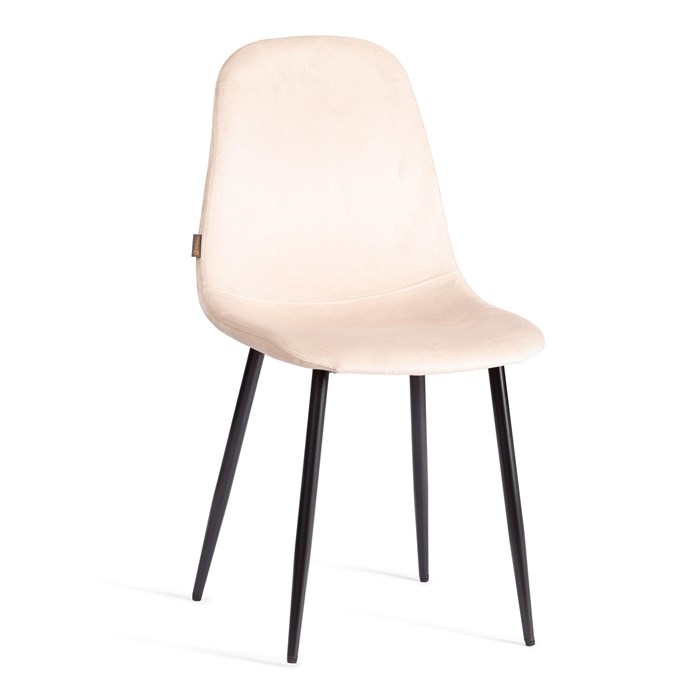Стул BREEZE (mod. JSC-58) Велюр/металл , 44 х 53 х 86 см, creamy (кремовый) HLR 5 / черный TETCHAIR-21133 - фото 43280