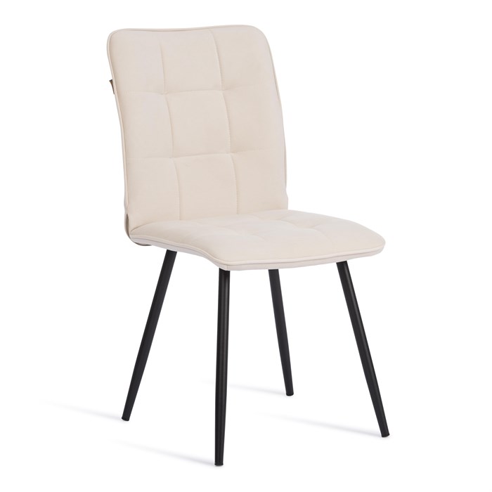 Стул обеденный Bari флок , молочный/черный, 4, 46х55х89 TETCHAIR-24645 - фото 43638