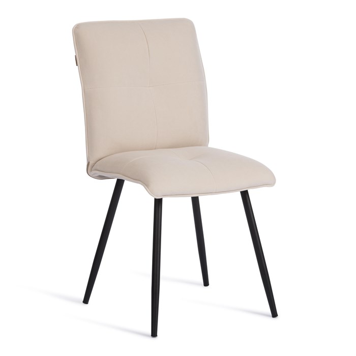 Стул обеденный Sweet флок , молочный/черный, 4, 46х55х88 TETCHAIR-24646 - фото 43653