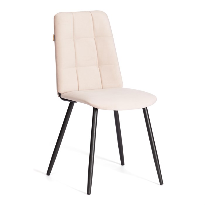 Стул обеденный Asti TREND, флок , бежевый/черный, 7, 47х54х86 см TETCHAIR-24805 - фото 43852