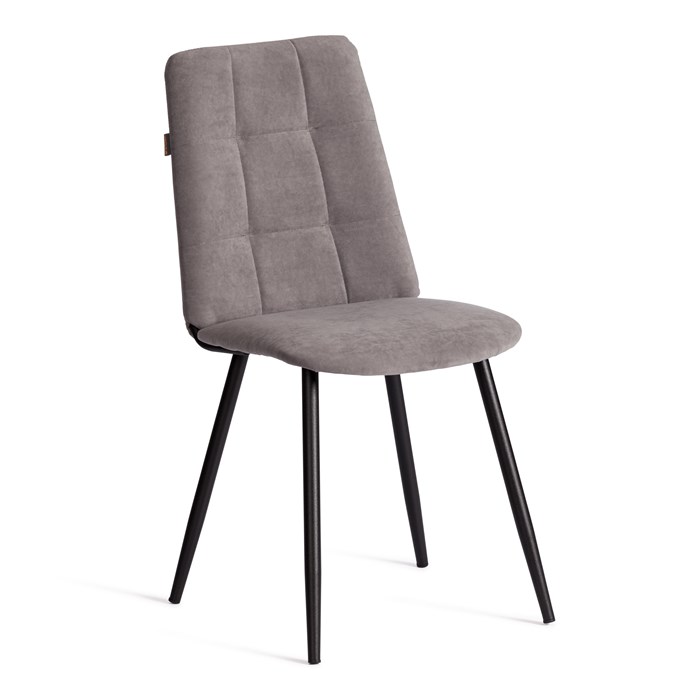 Стул обеденный Asti TREND, флок , серый/чёрный, 29, 47х54х86 см TETCHAIR-24807 - фото 43870