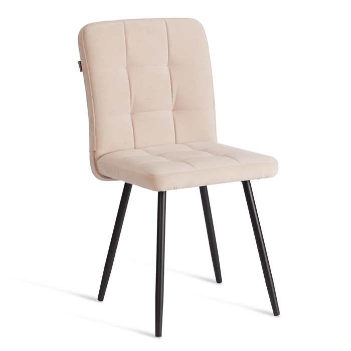 Стул обеденный Medeo LT, флок , бежевый/черный, 7, 45х56х89 см TETCHAIR-24810 - фото 43905