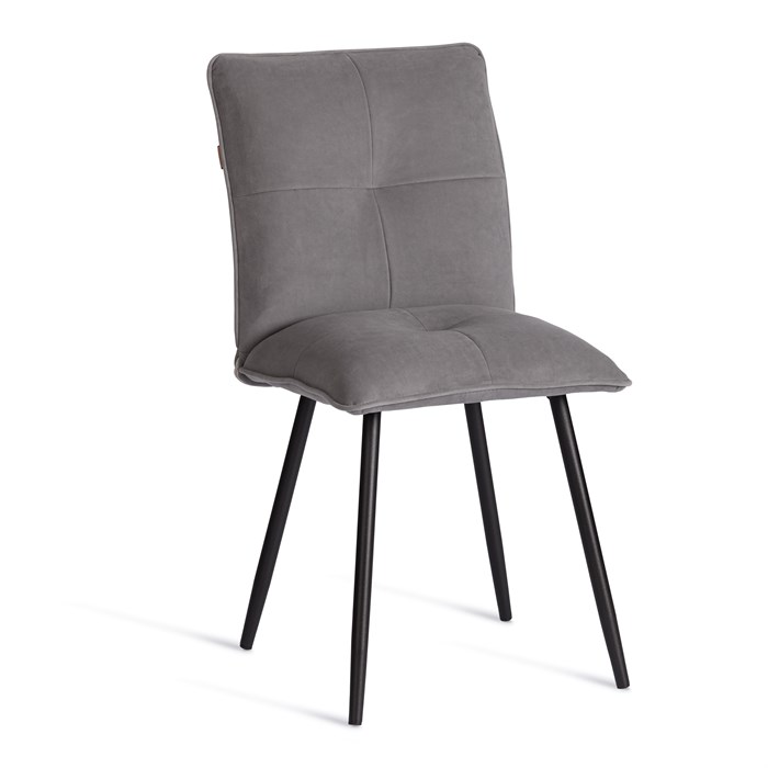 Стул обеденный Sweet LT, флок , серый/черный, 29, 41х55х88 см TETCHAIR-24816 - фото 44008