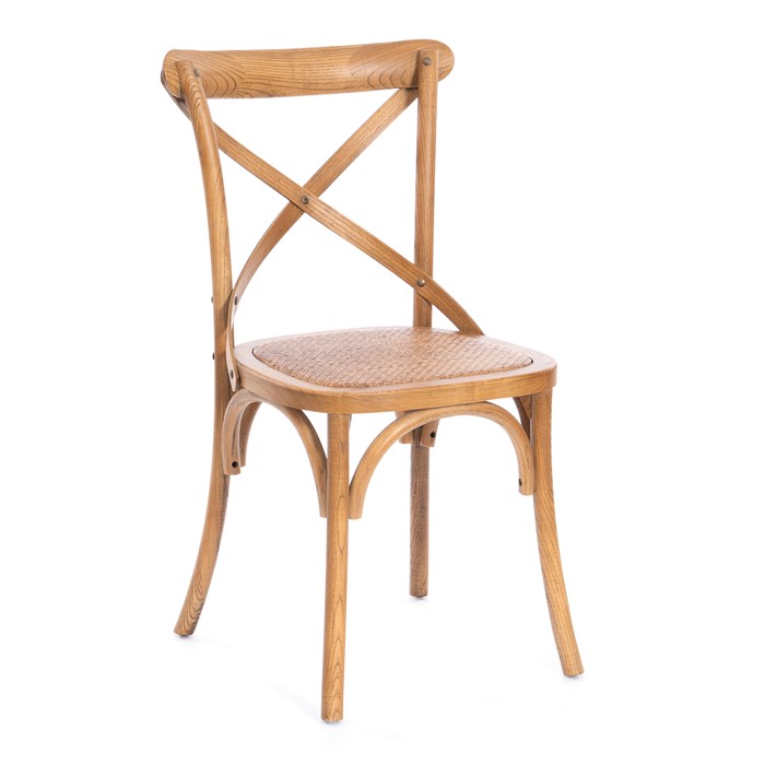 Стул CROSS (mod.CB2001) дерево вяз, 49.5*53.5*87, Груша (№3) TETCHAIR-10980 - фото 44191