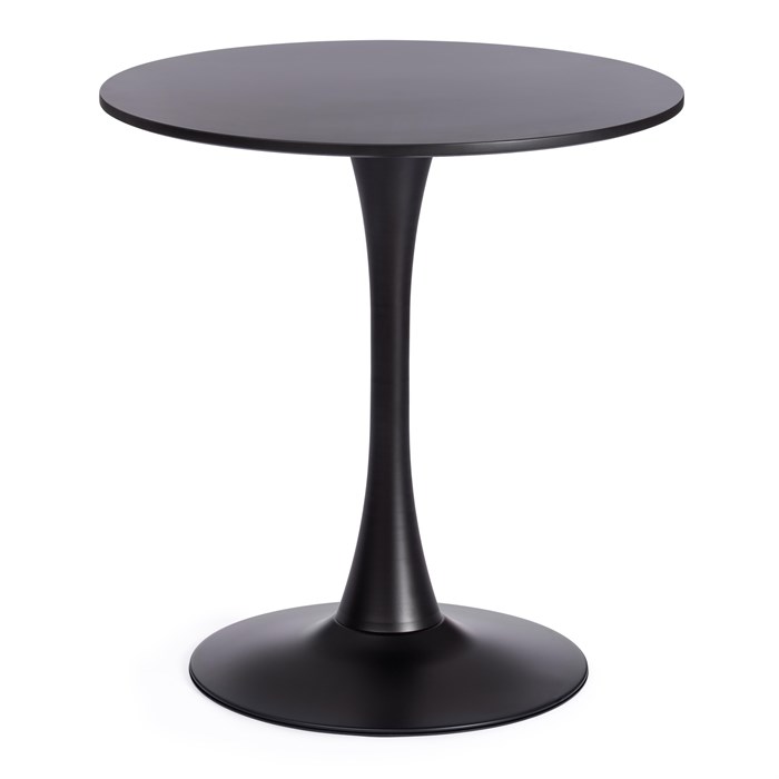 Стол TULIP 70 (mod. 46) металл / МДФ, 70 x 70 x 75 см, Black (черный) TETCHAIR-19705 - фото 44739