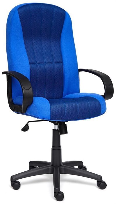 Кресло СН833 ткань/сетка, синий/синий, 2601/10 TETCHAIR-10186 - фото 45284