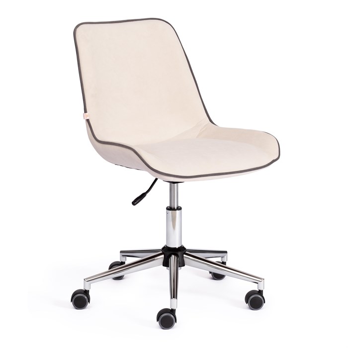Кресло STYLE флок , молочный, 4 TETCHAIR-13568 - фото 45488