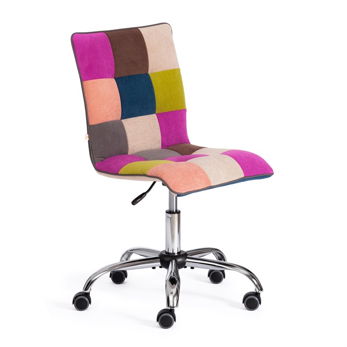 Кресло ZERO (спектр) ткань, флок, цветной TETCHAIR-15370 - фото 46229