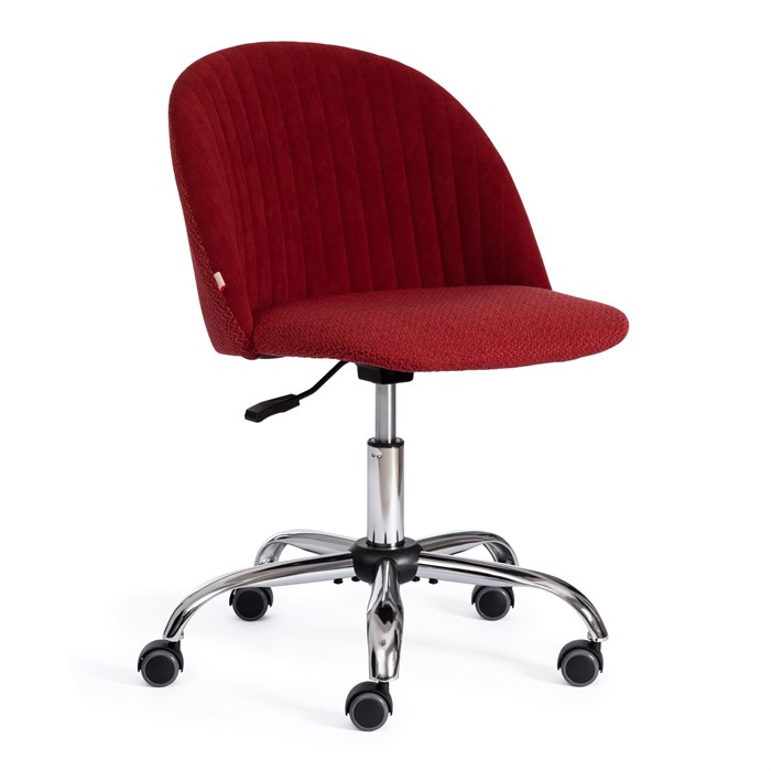 Кресло MELODY флок/ткань, бордо/красный, 10/MJ190-11 TETCHAIR-17191 - фото 46272