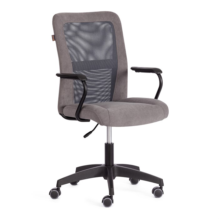 Кресло STAFF флок/ткань, серый, 29/W-12 TETCHAIR-21298 - фото 47530