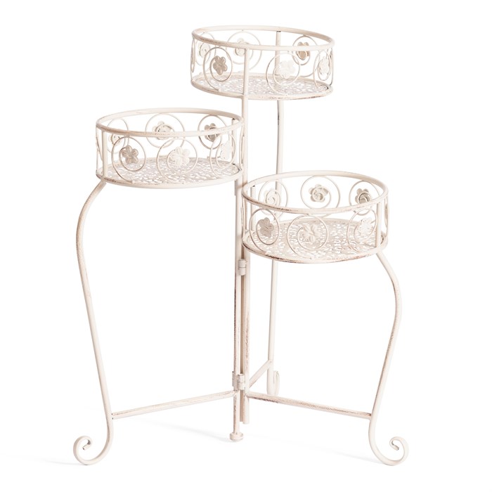 Цветочница Secret de Maison TRIO ( mod. PL08-9998 ) металл, 31х23х60см, antique white TETCHAIR-21141 - фото 48145
