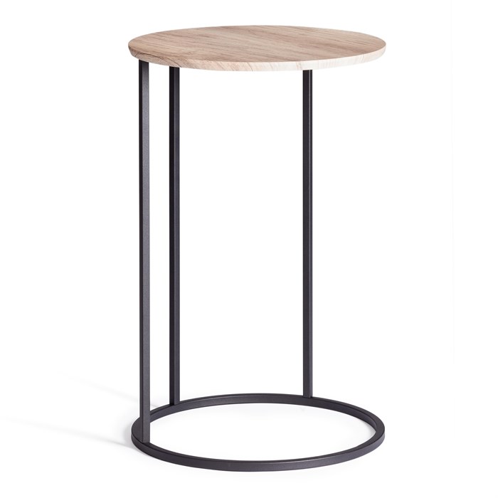 Журнальный стол Mone МДФ/металл, 45х45х70,5 см, дуб беленый/черный TETCHAIR-21387 - фото 48775