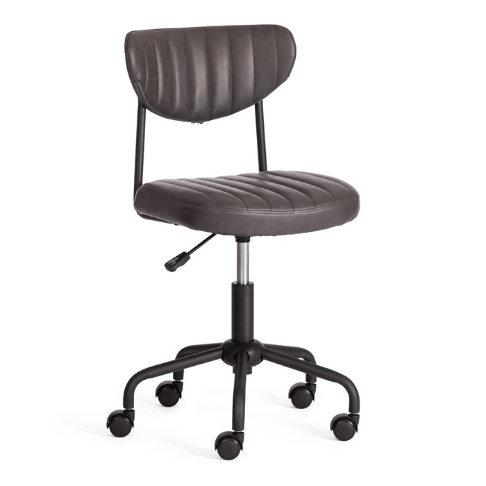 Кресло SLIM иск. кожа, Grey (Cерый) TETCHAIR-20200 - фото 49506