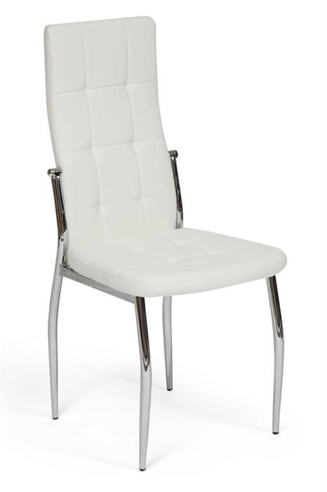 Стул ELFO ( mod.35 ) металл/экокожа, 45х53х100х47см, хром/белый TETCHAIR-11415 - фото 49981