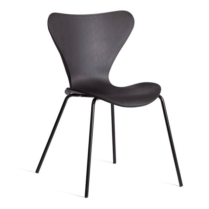 Стул Jacobsen (mod DC 102-1) пластик/металл, 45 х 54.5 х 80 см, Black (Черный) / Black (Черный) TETCHAIR-21263 - фото 50848