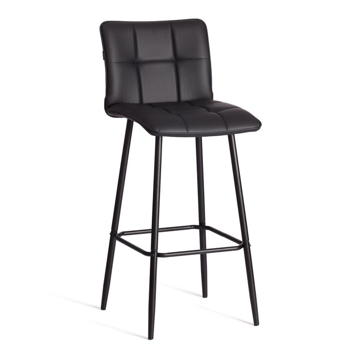 Барный стул  Bari/Бари экокожа , черный, 45х56х110 см TETCHAIR-24908 - фото 51106