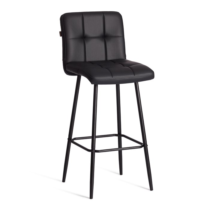 Барный стул  Medeo/Медео экокожа , черный, 45х56х113 см TETCHAIR-24912 - фото 51174
