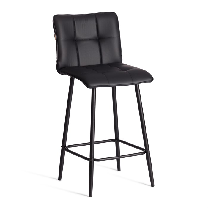 Полубарный стул  Bari/Бари экокожа , черный, 42х55х99 см TETCHAIR-24915 - фото 51221