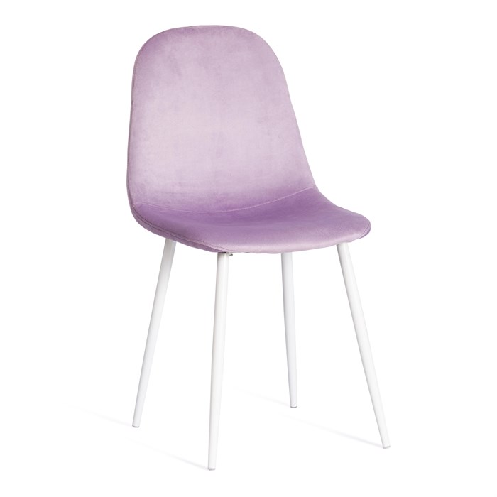 Стул BREEZE (mod. 4724) Велюр/металл , 44 х 53 х 87 см, Light lavander (светло-лавандовый) HLR26 / белый TETCHAIR-19338 - фото 51641