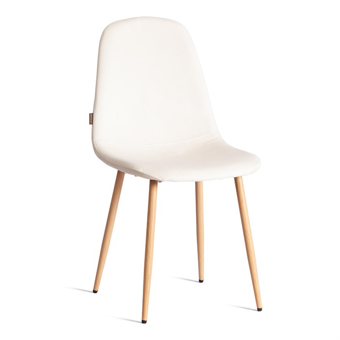 Стул BREEZE (mod. JSC-58) Велюр/металл , 44 х 53 х 86 см, Light beige (светло-бежевый) HLR1 / натуральный TETCHAIR-21211 - фото 52067