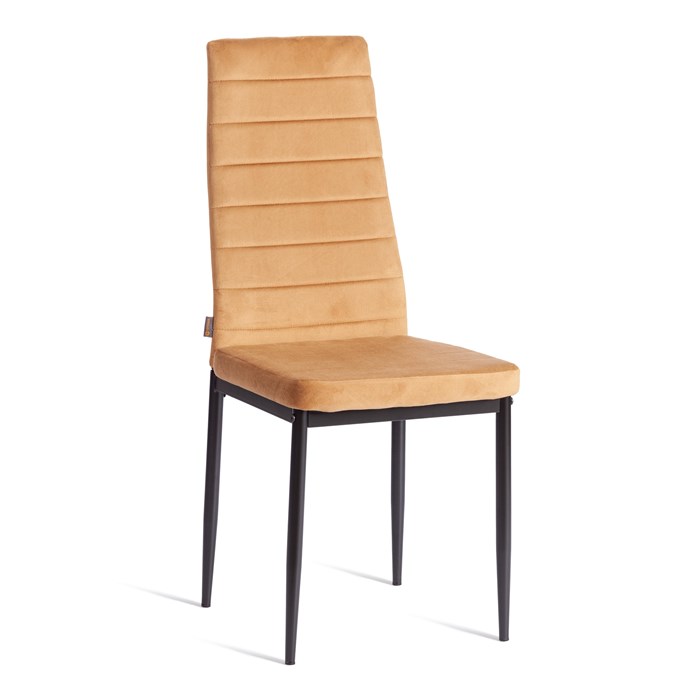 Стул Easy (mod. JSC02-1) металл, флок, 41 х 52 х 96 см, brown (золотисто - коричневый) HLR12 / черный TETCHAIR-21258 - фото 52194