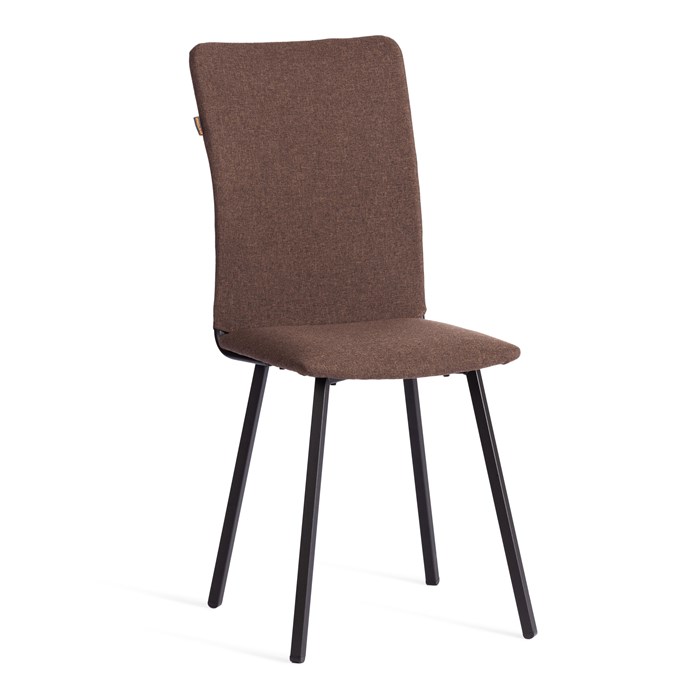 Стул обеденный La Rousse ткань рогожка, коричневый/черный, 3М7-147, 49x50x93 см TETCHAIR-21648 - фото 52235