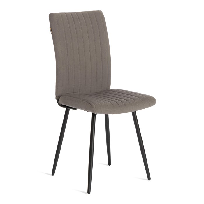 Стул обеденный Monte Carlo ткань велюр, 48х55х93, серый/черный, (Porsche 9) TETCHAIR-21651 - фото 52274