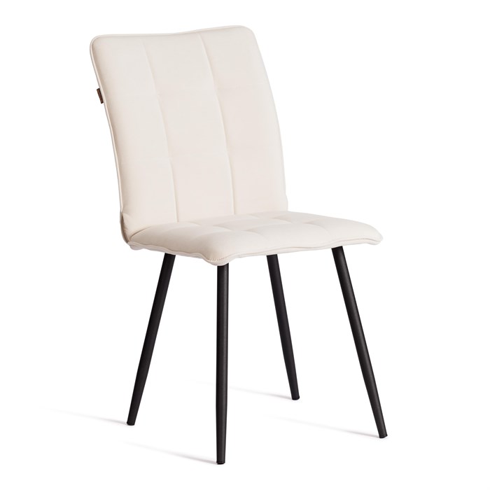Стул обеденный Bari LT, флок , молочный/черный, 4, 41х55х89 см TETCHAIR-24801 - фото 52662