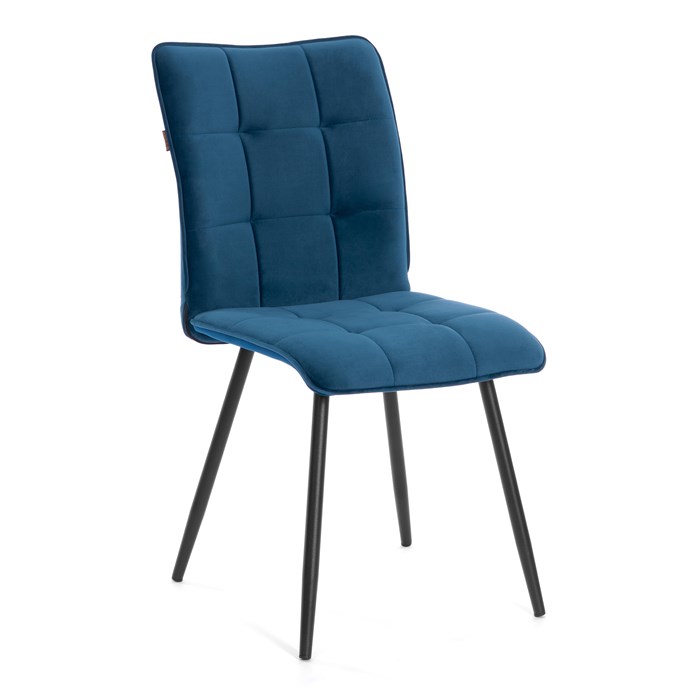 Стул обеденный Bari LT, велюр, Dark blue (темно-синий), 41х55х89 см TETCHAIR-25040 - фото 52815