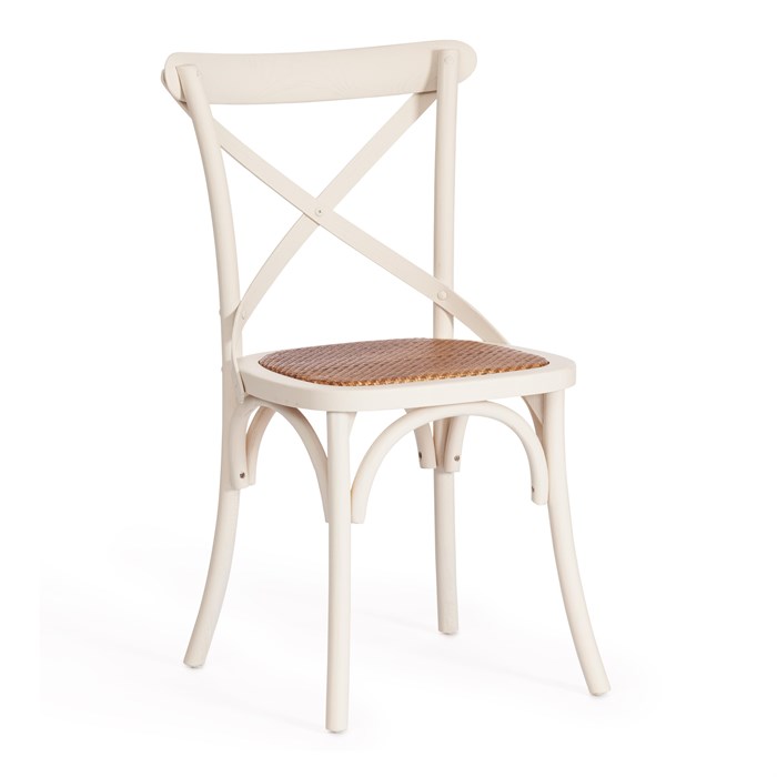 Стул CROSS (mod.CB2001) дерево вяз, 49.5*53.5*87, Белый (butter white) TETCHAIR-10978 - фото 52934