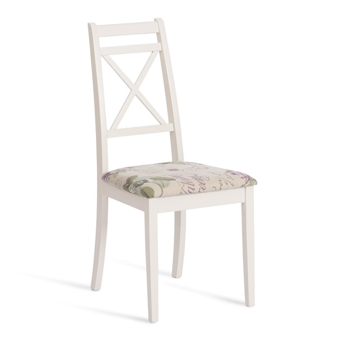 Стул Picasso ( PC-SC ) дерево гевея, 45х53х97см, ivory white (слоновая кость 2-5), Ткань Прованс № 13 TETCHAIR-12485 - фото 53000