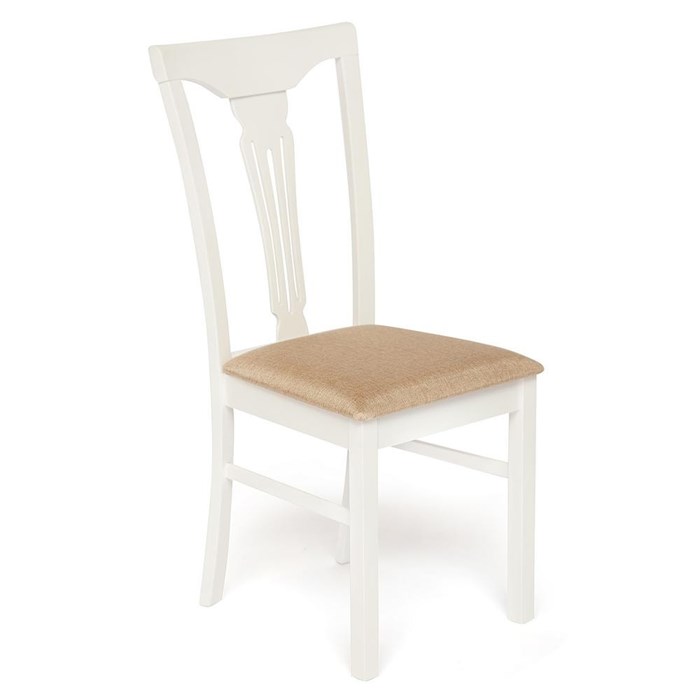Стул - Гермес/ Hermes дерево гевея, 43х49х94см, Ivory white, ткань песочная (Jaffy 104-58) TETCHAIR-12890 - фото 53067