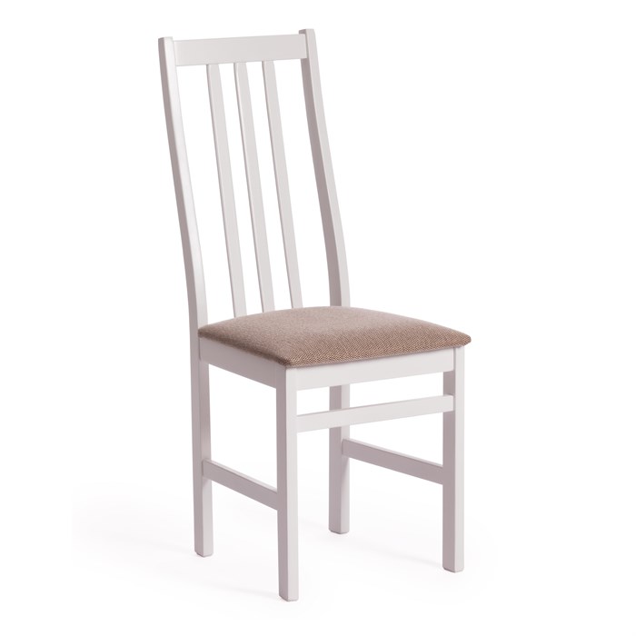 Стул SWEDEN Многослойная фанера, 41*40*99 см, white, ткань бежевая (Ford William 7) TETCHAIR-15563 - фото 53183