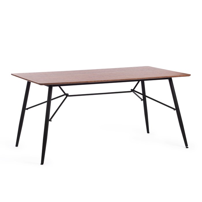 Стол RUSTO (mod. 289) МДФ/металл, 160 х 90 х 75 см , Black (Черный) / Walnut (Орех) 10 TETCHAIR-15519 - фото 53852