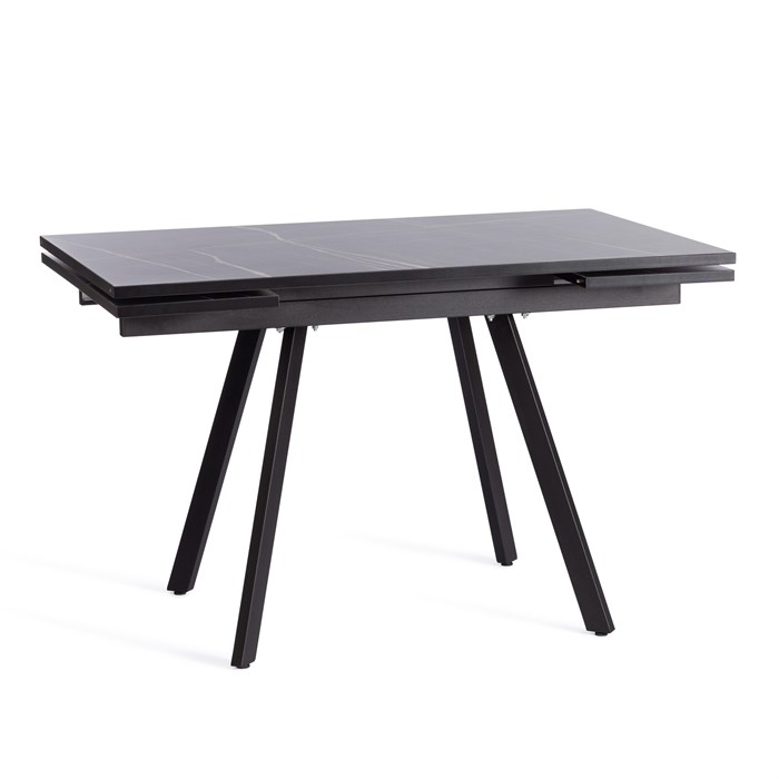Стол VIGO ЛДСП/HPL/металл,  120 x 80 x 30 х 30 х 75 см, Мрамор чёрный/чёрный TETCHAIR-19730 - фото 53913