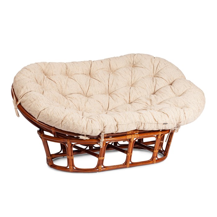 Диван MAMASAN/МАМАСАН 23/02 W /с подушкой/ подушка 182х119 см, 169х102х80 см, Cognac (коньяк), ткань, Старт TETCHAIR-5774 - фото 54666