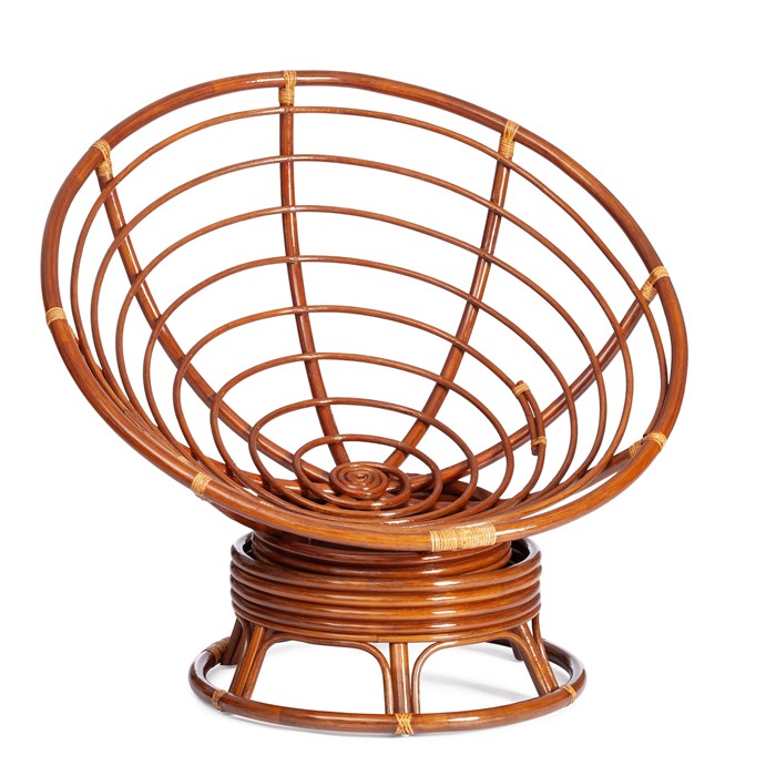 Кресло-качалка PAPASAN/ПАПАСАН w 23/01 B /без подушки/ 115х78х104 см, Pecan (орех) TETCHAIR-10523 - фото 54786