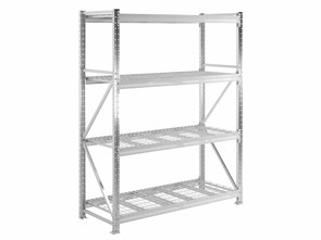 Стеллаж MS Pro 250/150x60/4 b с сетчатыми полками 51889